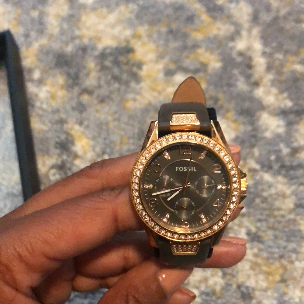 Jeweled Fossil watch